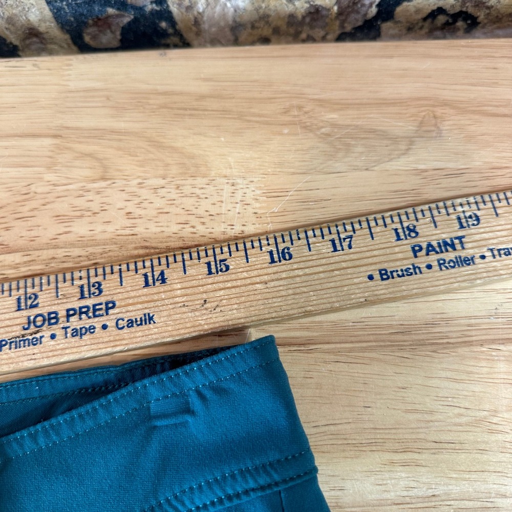 Prana Pants Womens 2 Green Stretch Mid Rise Hiking Camping Trail - Picture 11 of 16